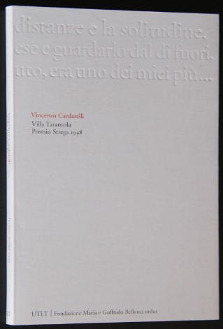 VILLA TARANTOLA - PREMIO STREGA 1948